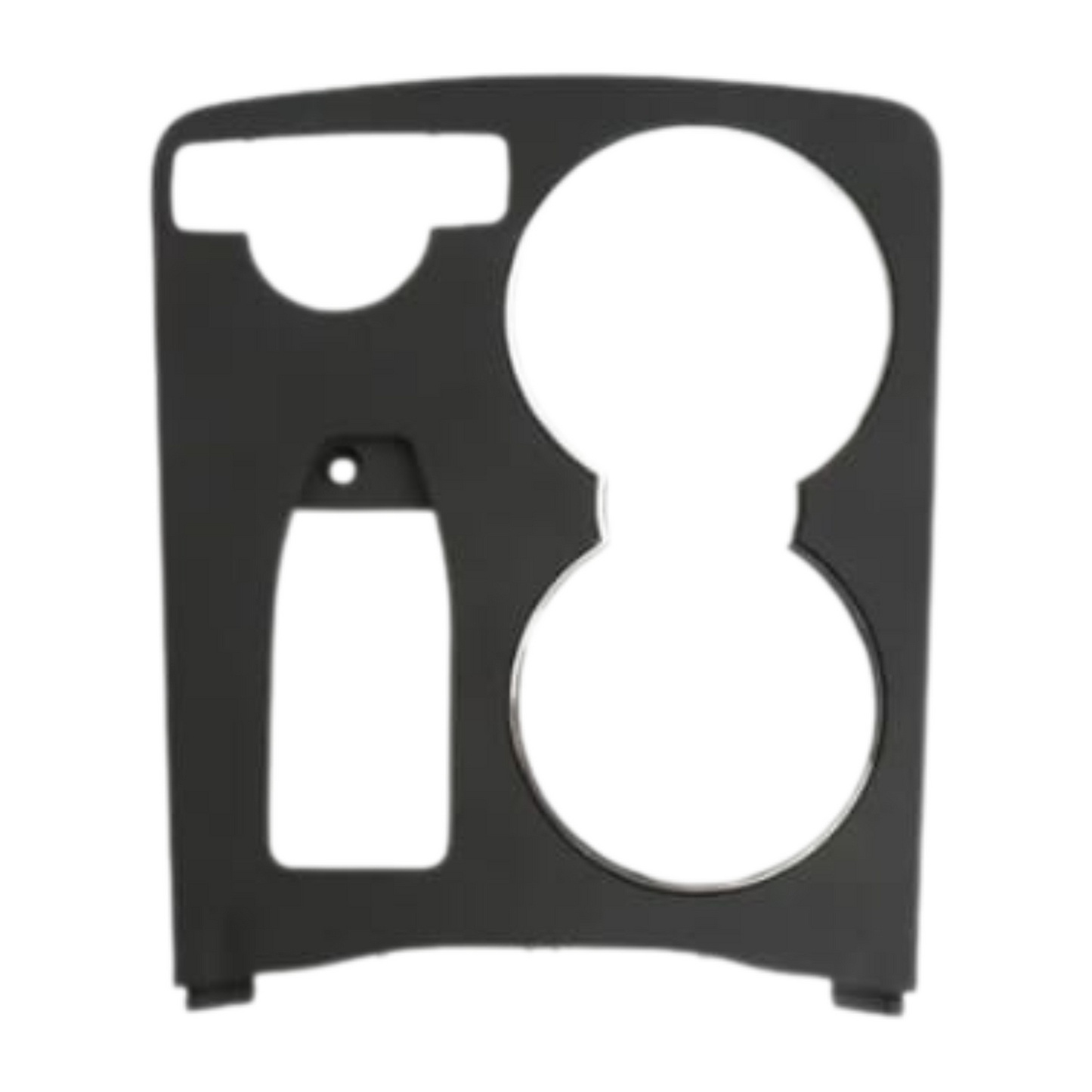 Mercedes W204 Cupholder Cover Replacement – Black / Carbon Finish (Not Sticker)