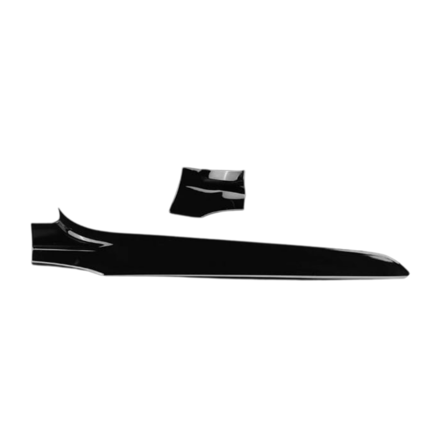Mercedes W205 & GLC Black Interior Trim Kit – Gloss Finish (WithWithout Clock)