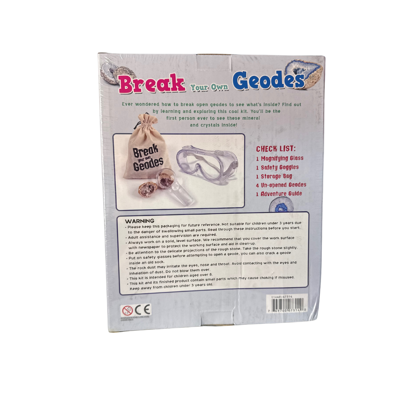 Break Your Own Geodes – Diggin’ Geology Kit