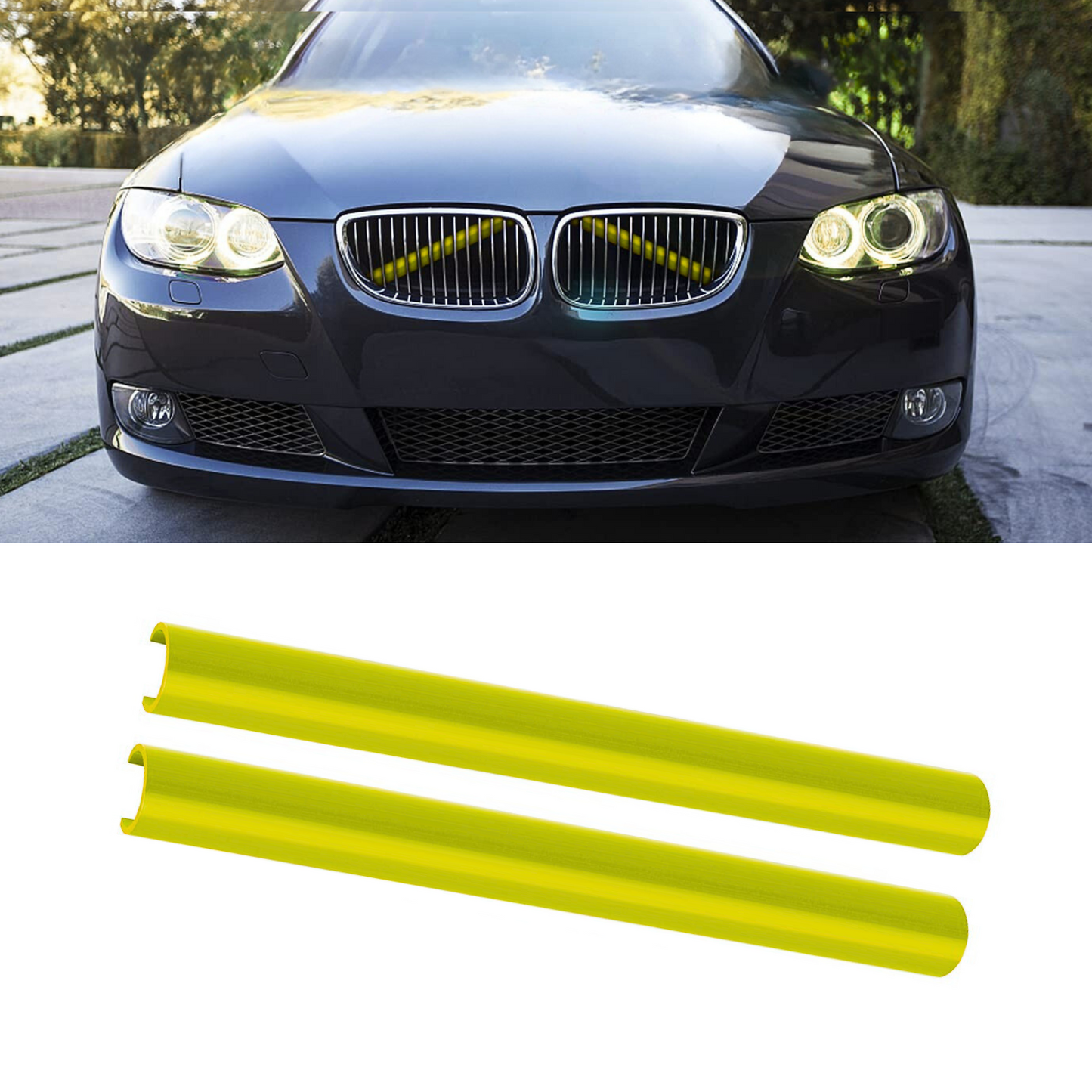 BMW E90 E92 E93 Front Grill Strip Covers – Colorful M Look Accent Kit