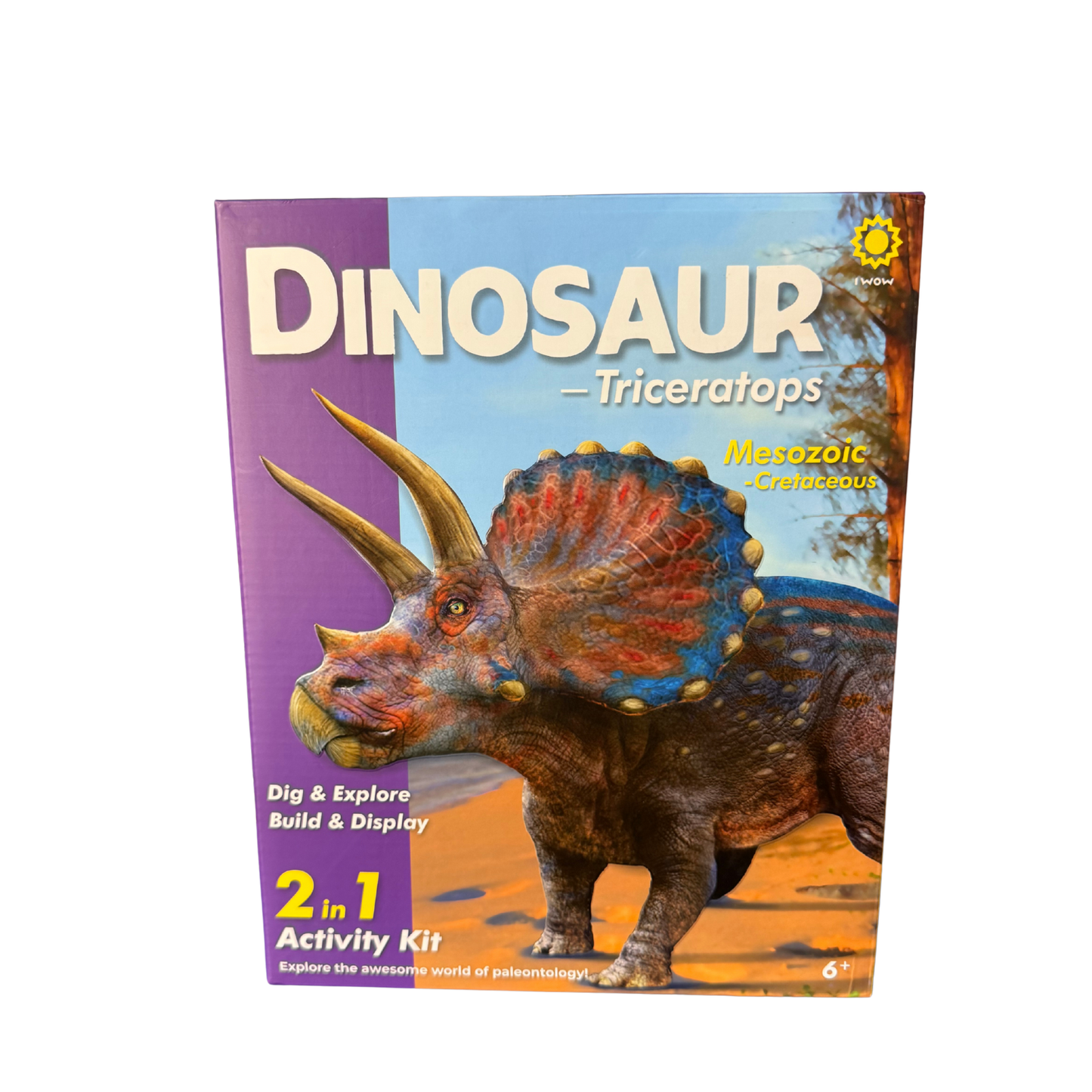 Dinosaur Triceratops Dig & Explore – 2-in-1 Activity Kit