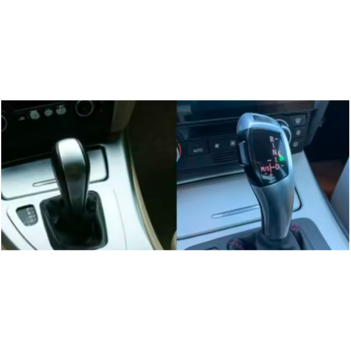 BMW Short LED Gear Knob – Automatic Shifter with Light Display