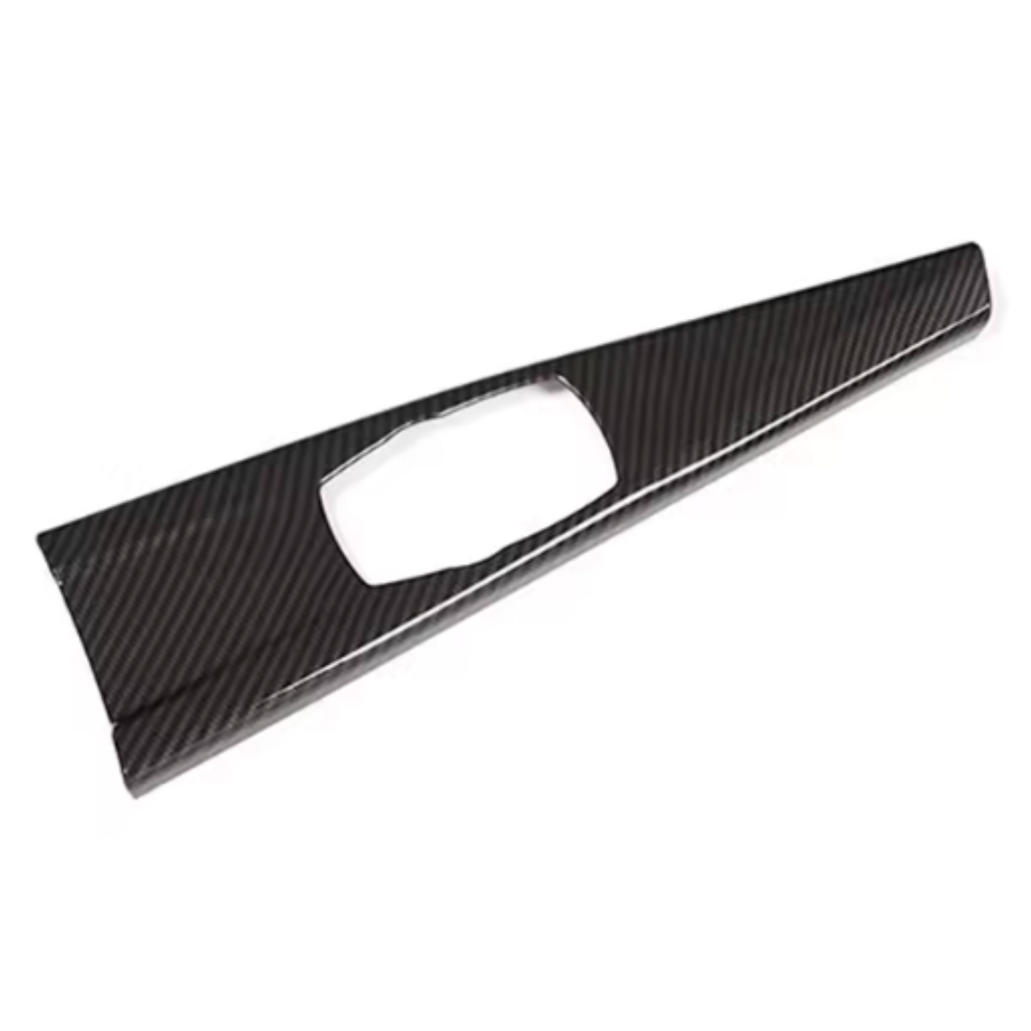 Bmw Center Consol Plastic Cover Carbon Fiber