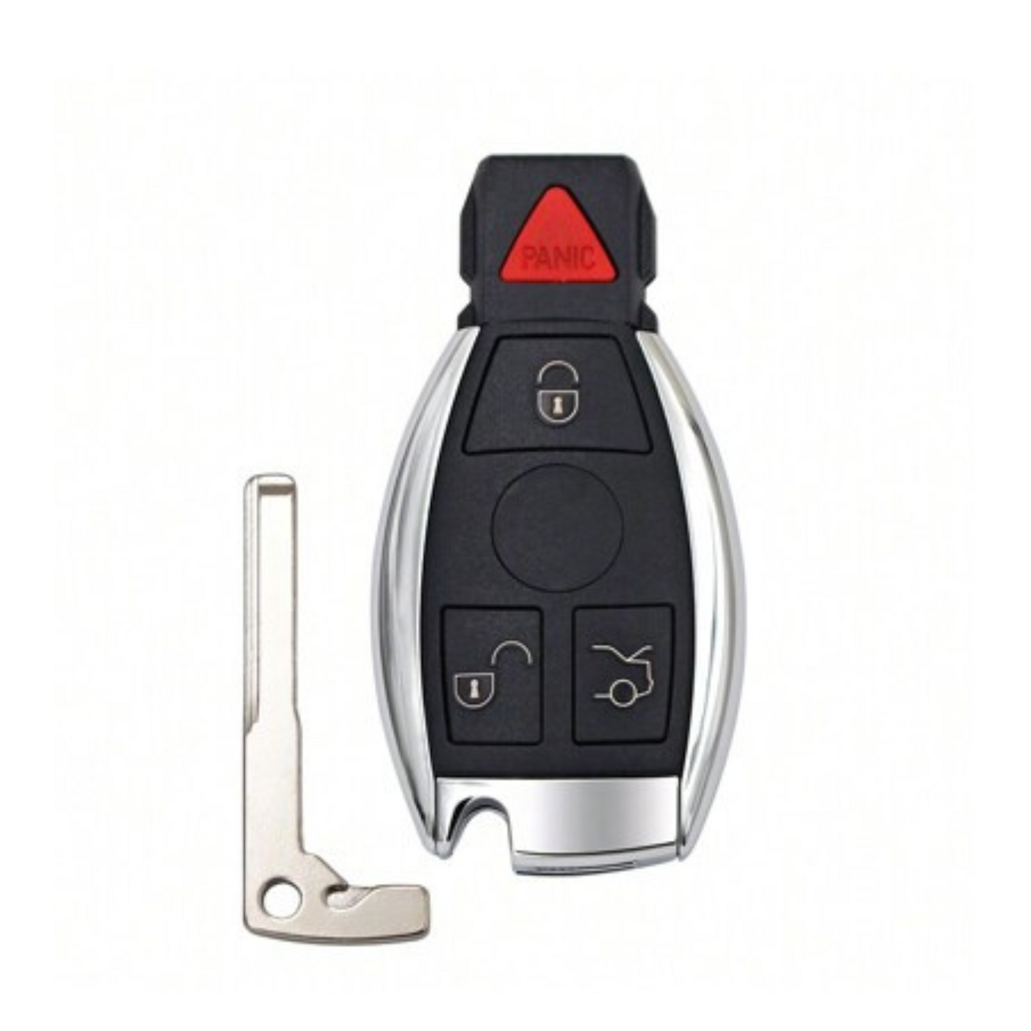 Mercedes-Benz Key Fob Replacement Shell with Logo – Compatible with Multiple Models