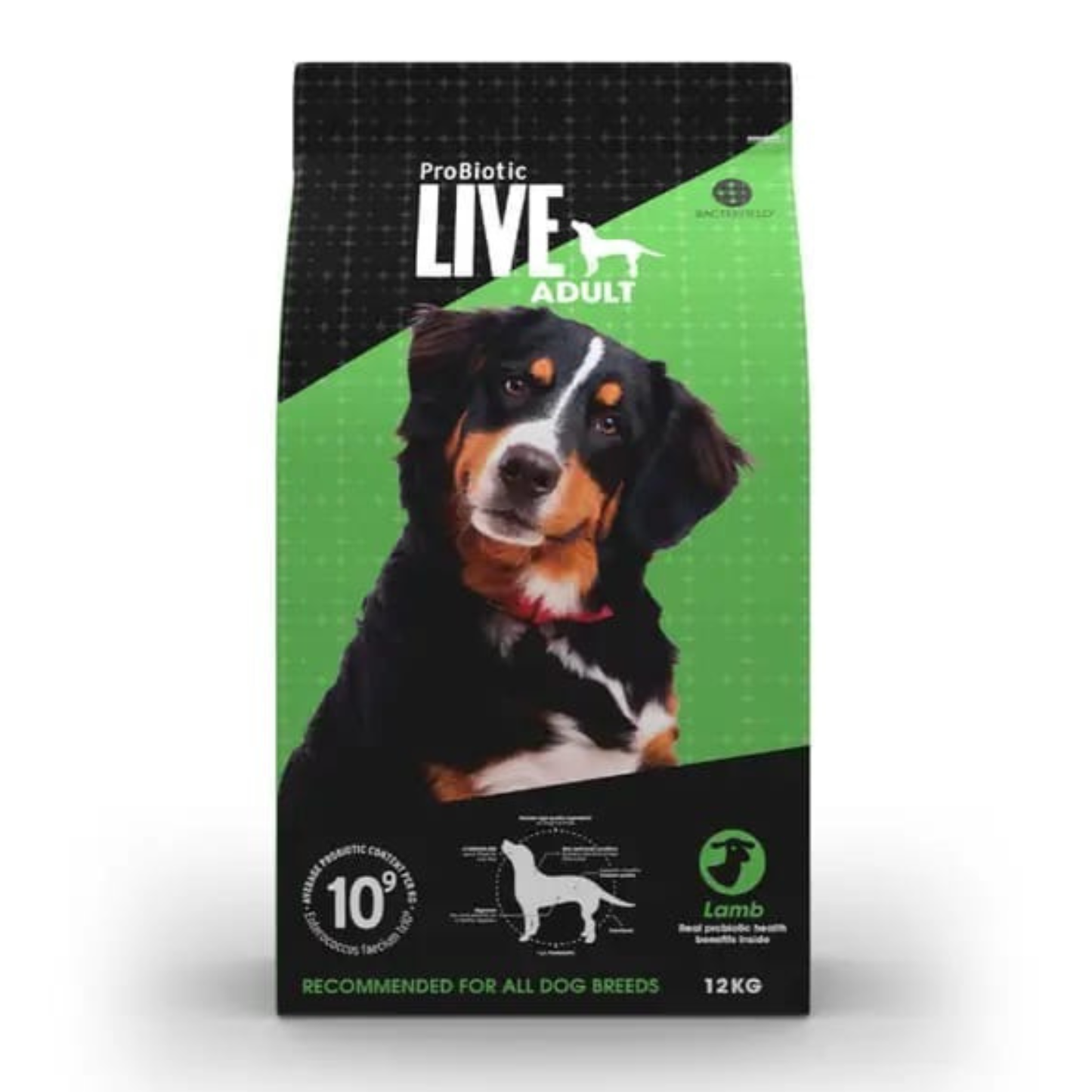 LIVE ProBiotic Adult Dog Food Lamb (12kg)