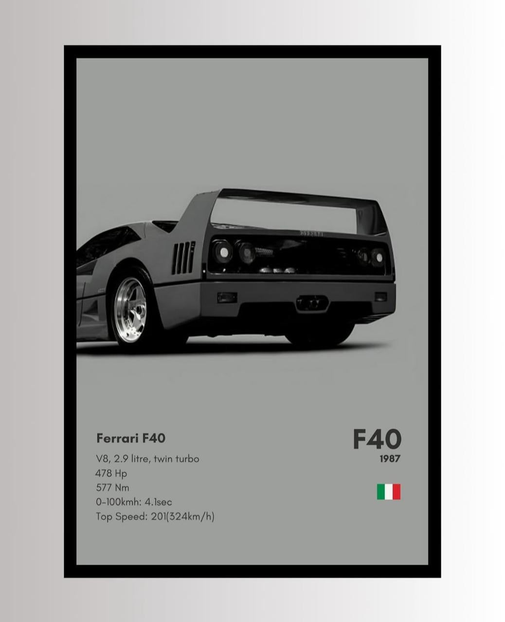 Customizable Car Poster