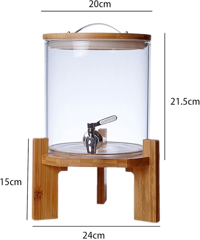 Glass Jar With Tap