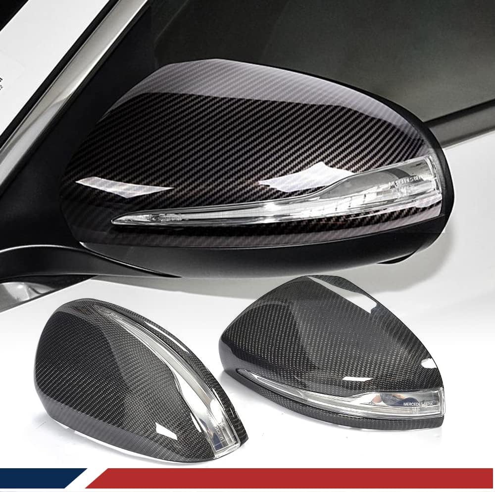 Mercedes W205 W213 GLC Carbon Fiber Mirror Replacements – ABS High Quality