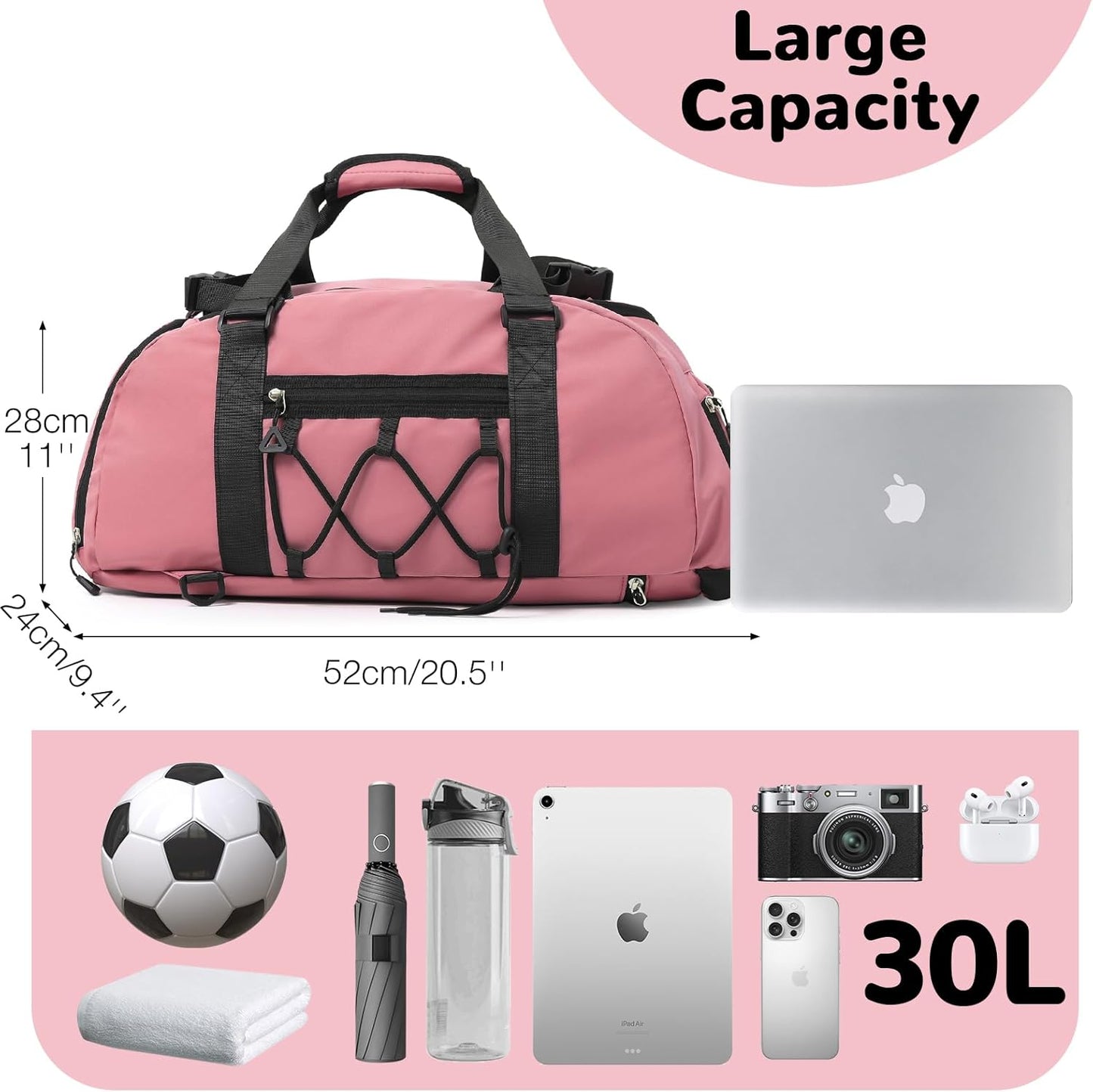 One bag, all the moves – gym, travel, or game day, it’s got you covered!