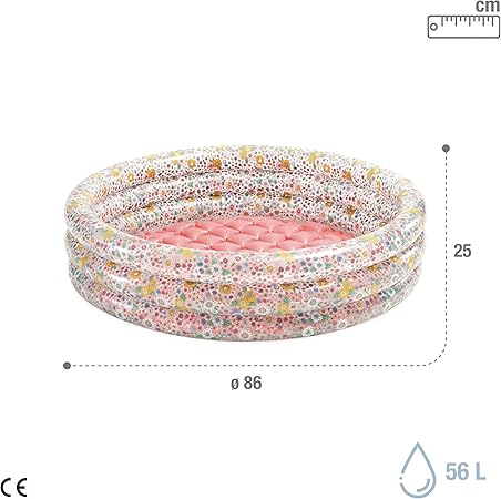 Intex Wet Set Baby Pool – Flower Print (86 x 25 cm)