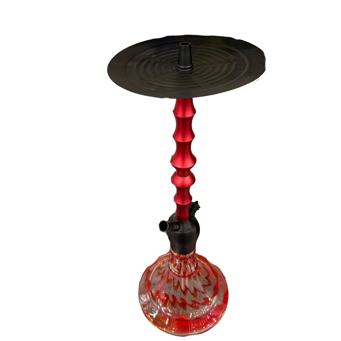 Red Pulse Hookah – Modern Aluminum Edition
