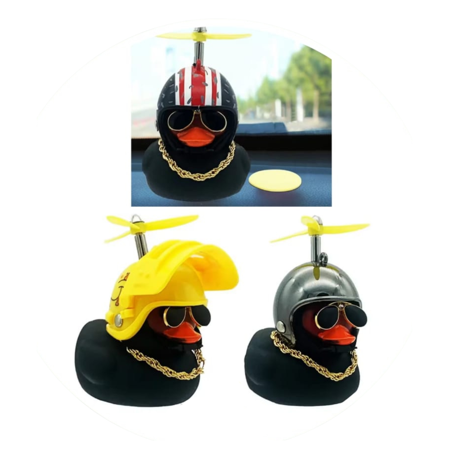 Duck Co-Pilot Toy – Dashboard or Motorcycle Accessory