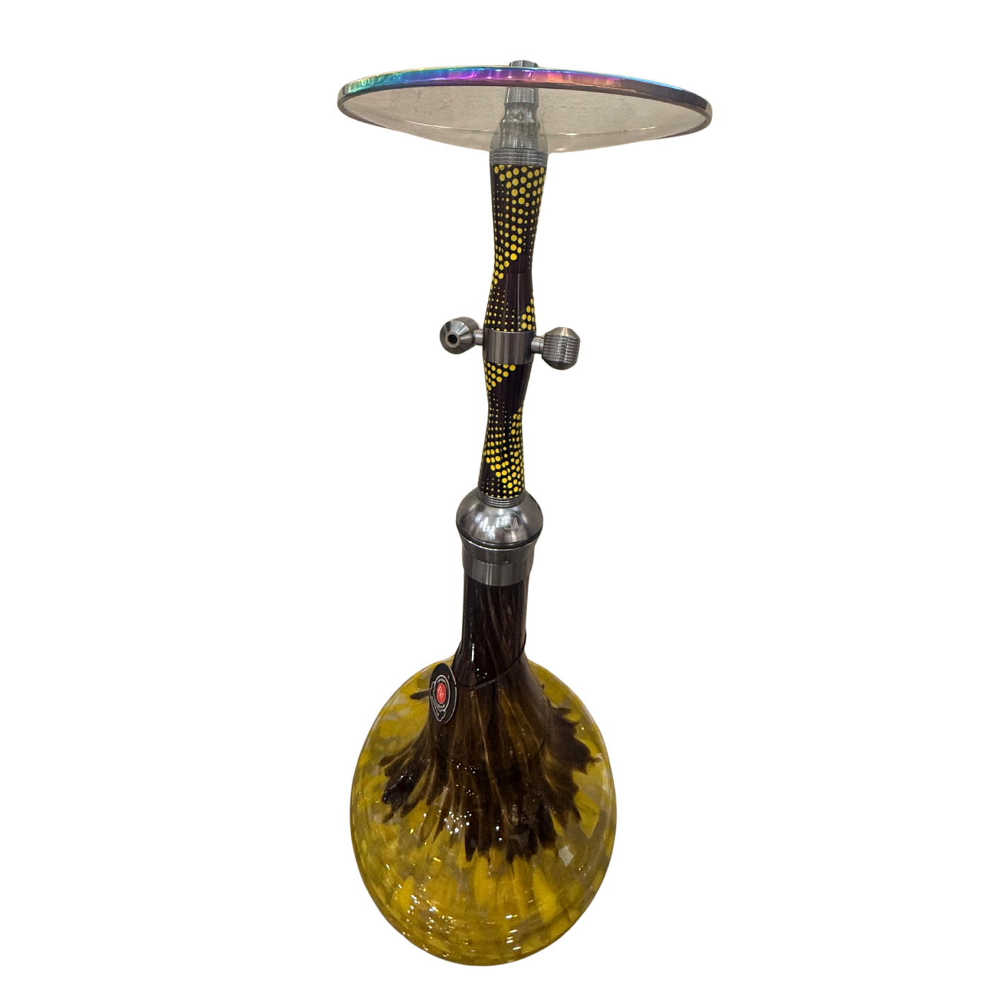 Yellow Dotted Hookah