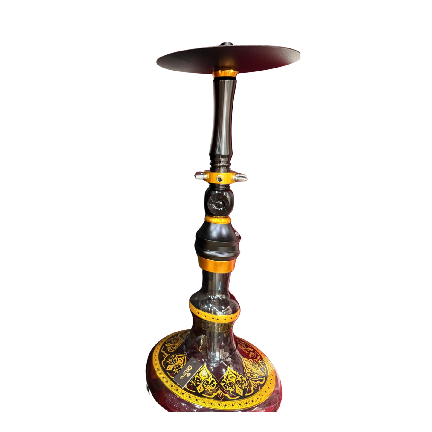 Crystal Prestige Hookah – Elegant Metallic Series (Available in Green And Black)