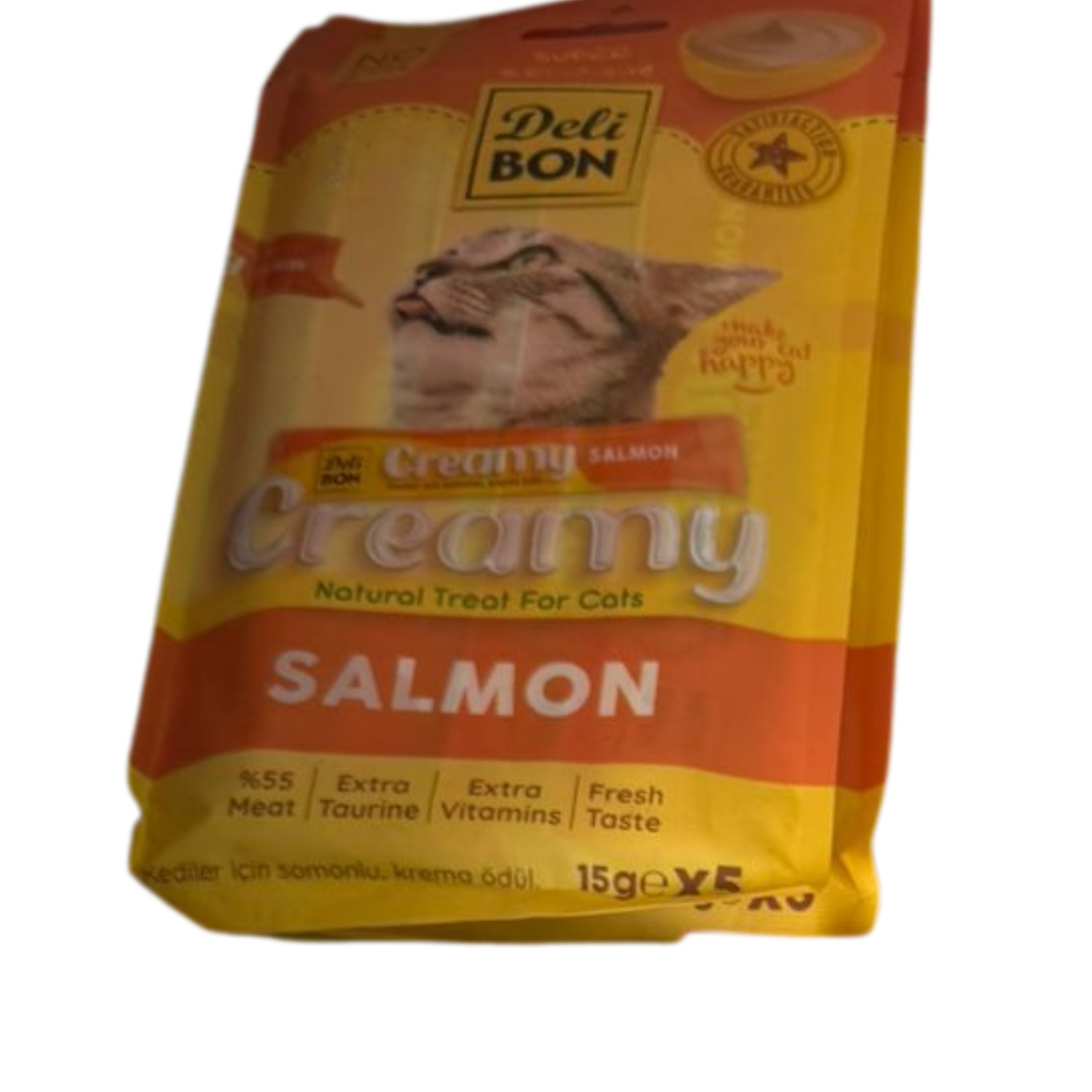 Deli Bon Creamy Salmon – Natural Treat for Cats