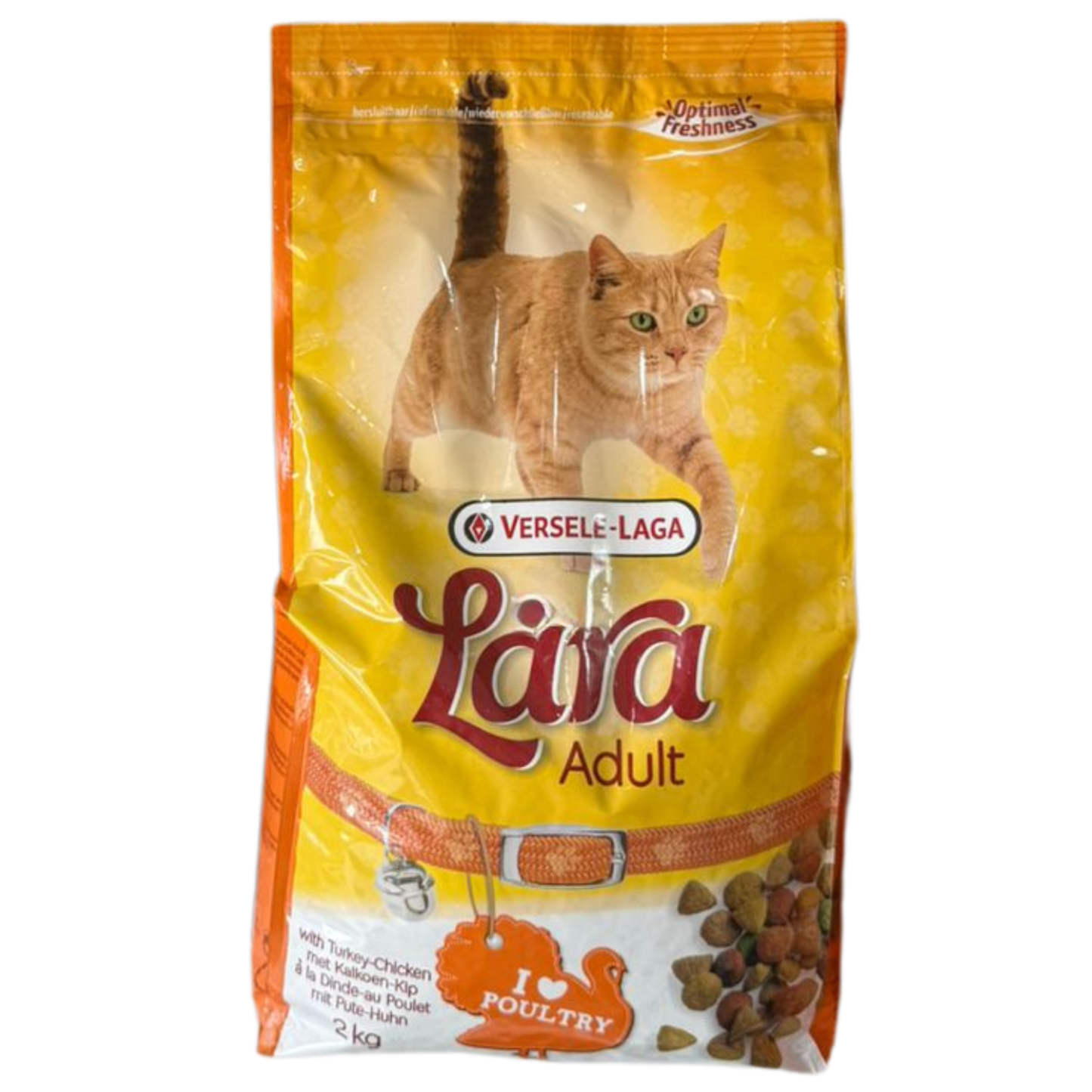 Versele-Laga Lara Adult Cat Food – Poultry (Turkey & Chicken, 2kg)