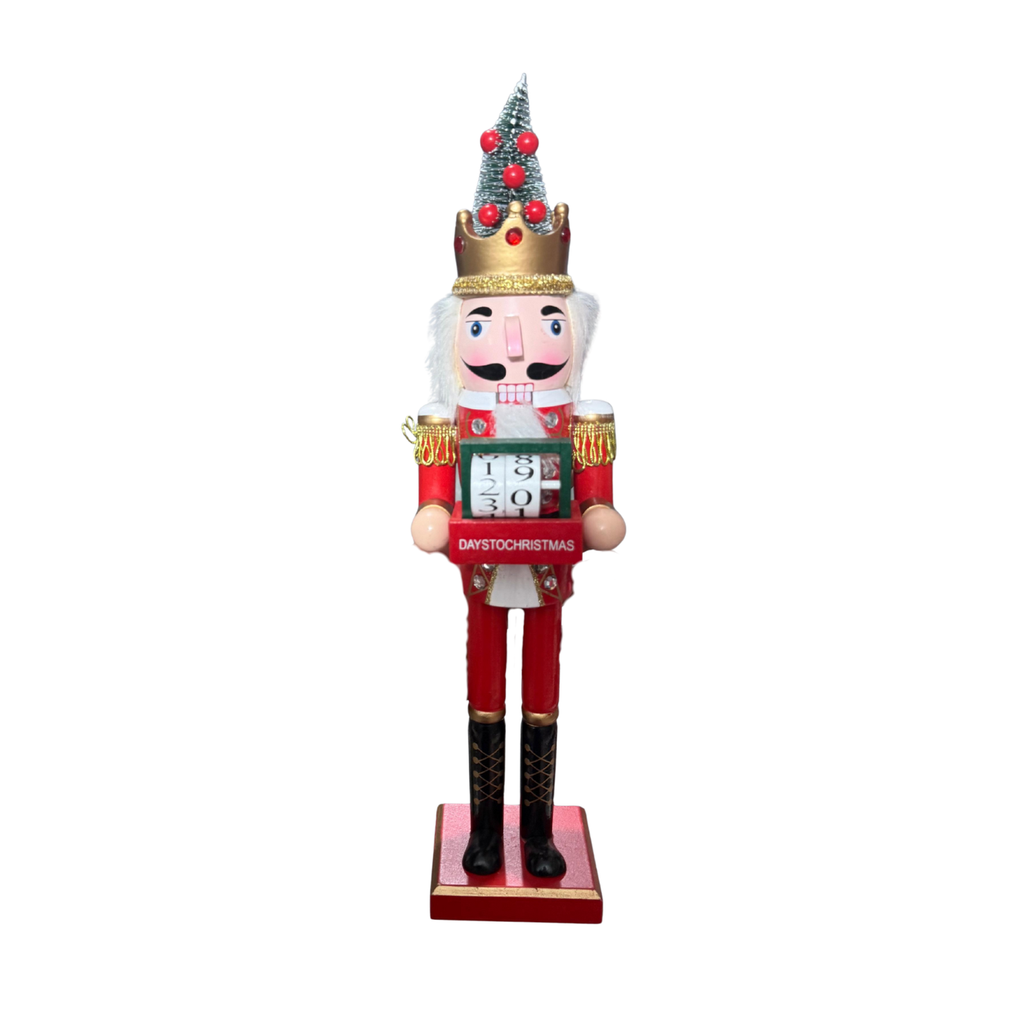 Nutcracker Christmas Countdown – Decorative Wooden Advent Calendar