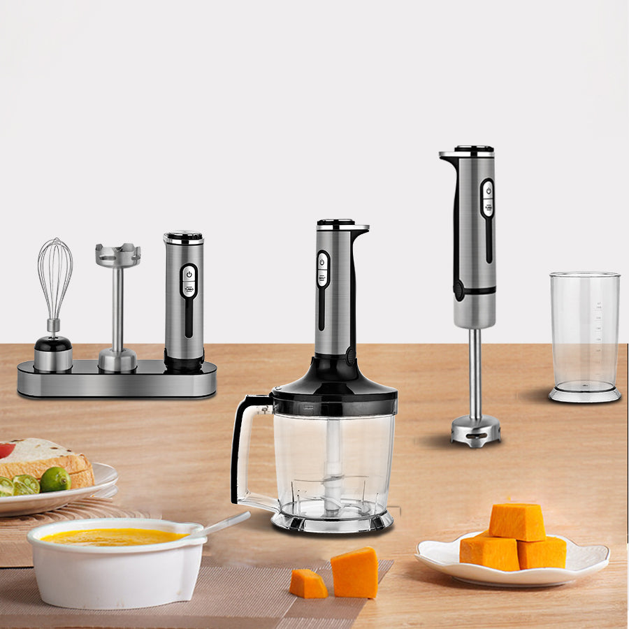 MOMAZ 4-in-1 Hand Blender Set – 600W Powerful Multi-Function Mixer
