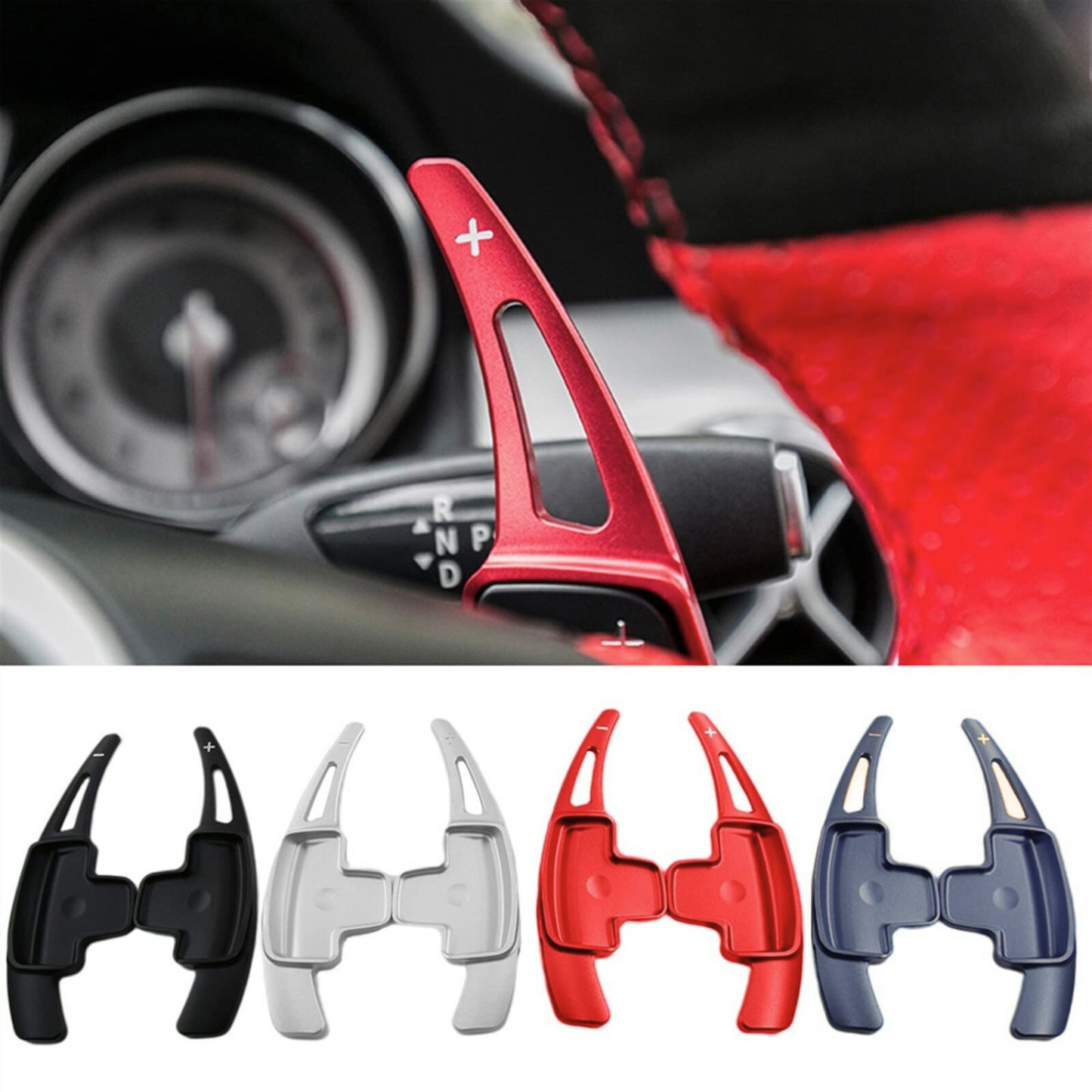 Mercedes AMG Aluminum Paddle Shifters – W204, C63, C65, A45, CLA45, S63, E43, SL63