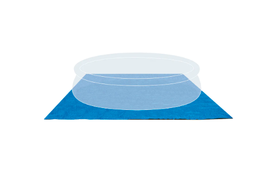 Intex Krystal Clear Pool Basics™ – Ground Cloth (Fits Pools 2.44–4.57 m)