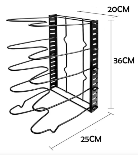 Vertical Horizontal Pot Organizer