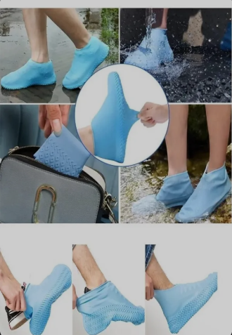 Waterproof Silicone Shoe Cover Non-Slip One Size Fits All