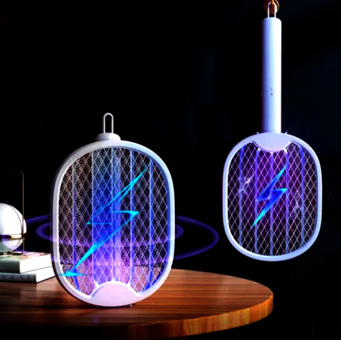 Gecko Foldable Dual-Use Electric Mosquito Swatter