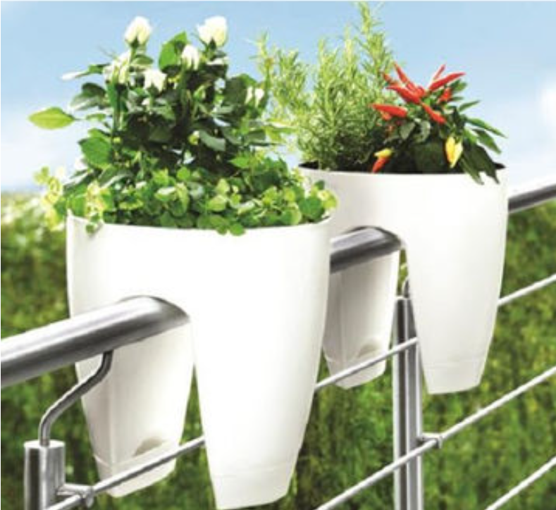 Durable Stackable Plastic Plant Pots