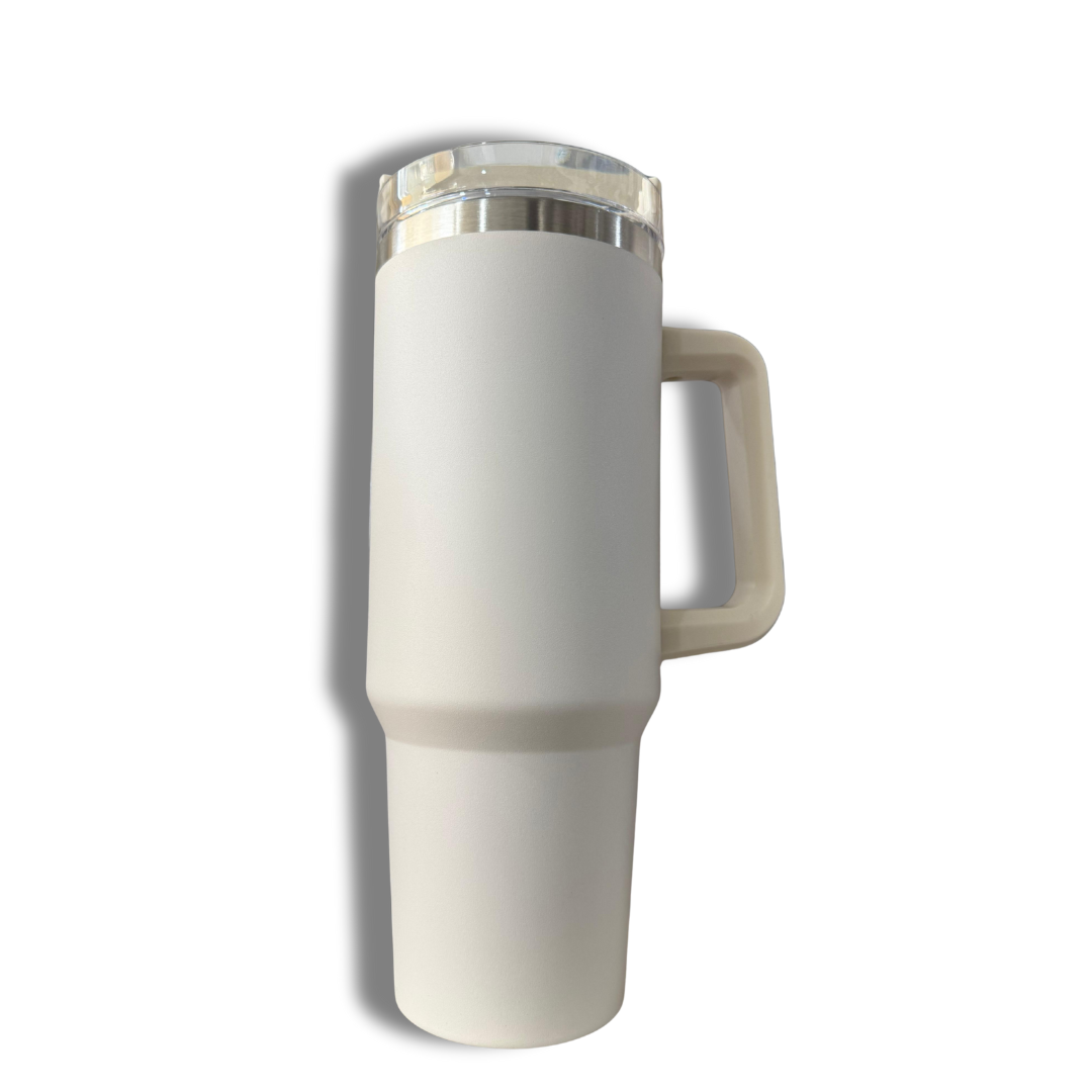 Tumbler with Straw Lid & Handle (mug)
