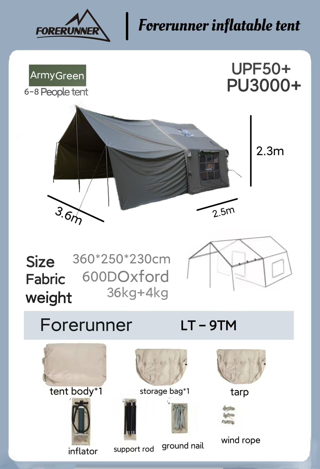 Forerunner Inflatable Tent