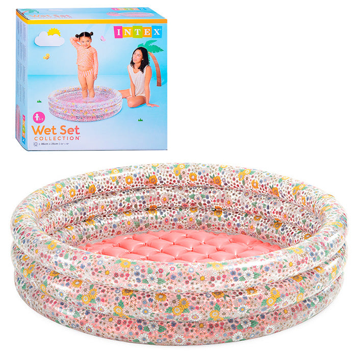 Intex Wet Set Baby Pool – Flower Print (86 x 25 cm)