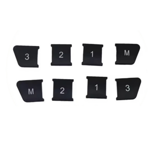 Mercedes  Seat Memory Button Covers – Black Plastic Replacement