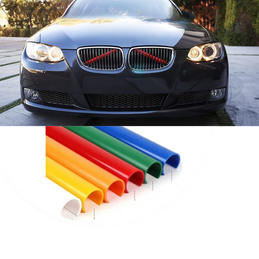BMW E90 E92 E93 Front Grill Strip Covers – Colorful M Look Accent Kit