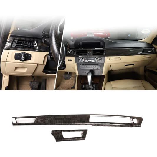 BMW E90 E92 E93 Dashboard Trim – Carbon Look (2006–2012)