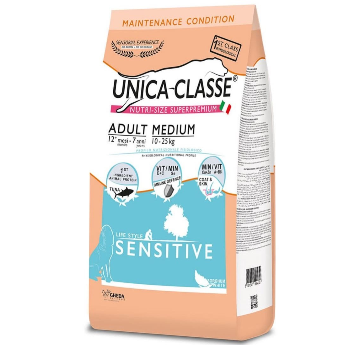 Unica Classe Adult Medium Sensitive Tuna (12kg)