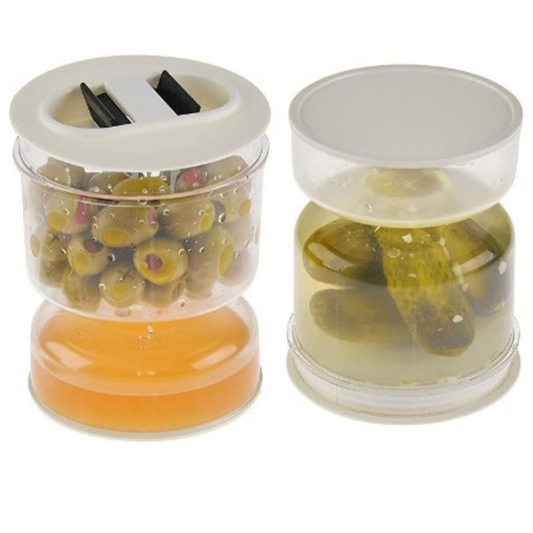 2-in-1 Brine Separation Storage Jar