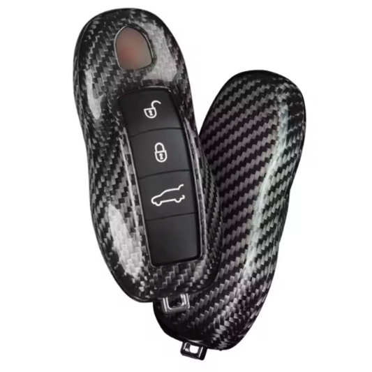 Porsche Real Carbon Fiber Key Cover – 3 & 4 Button Models