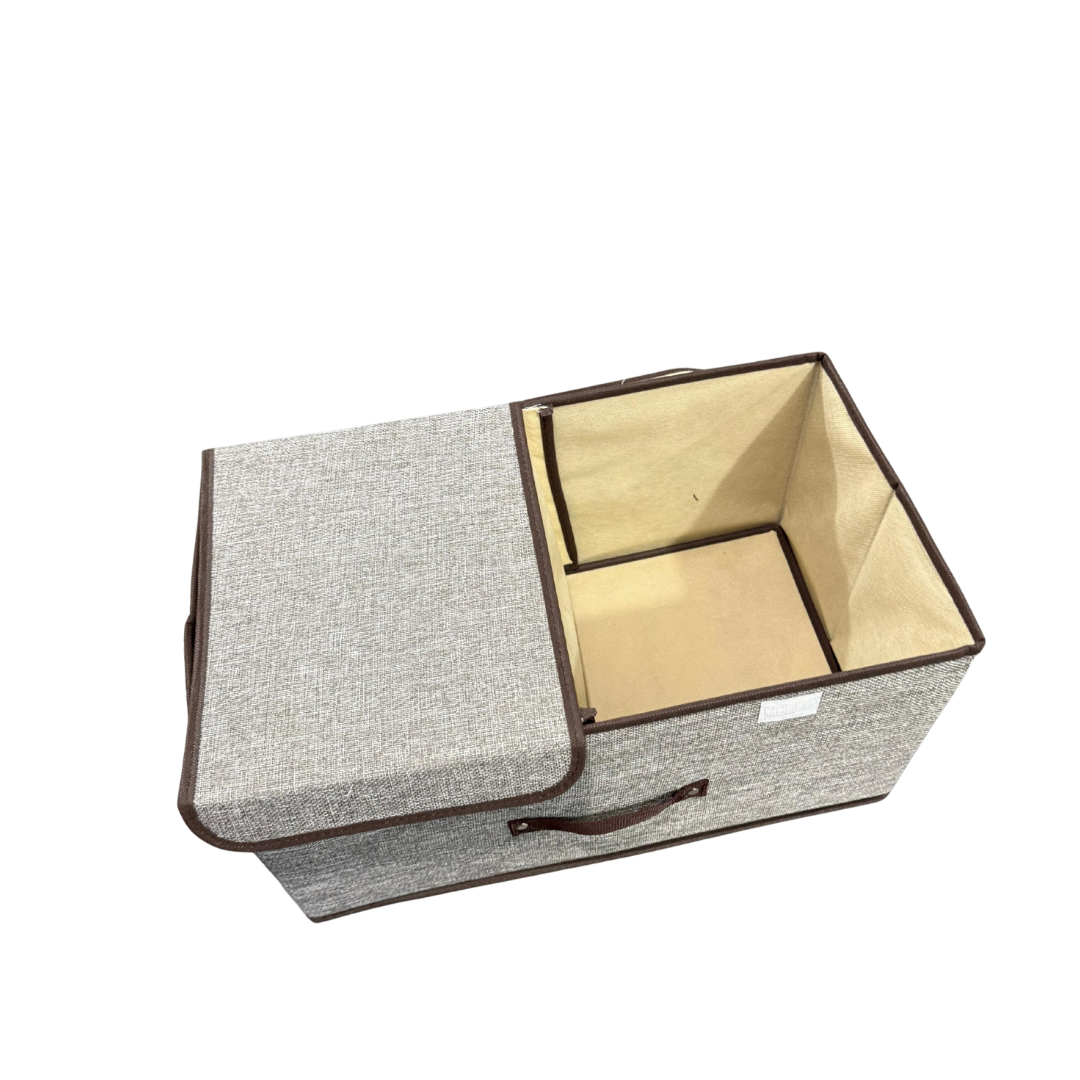 Foldable Fabric Storage Ottoman