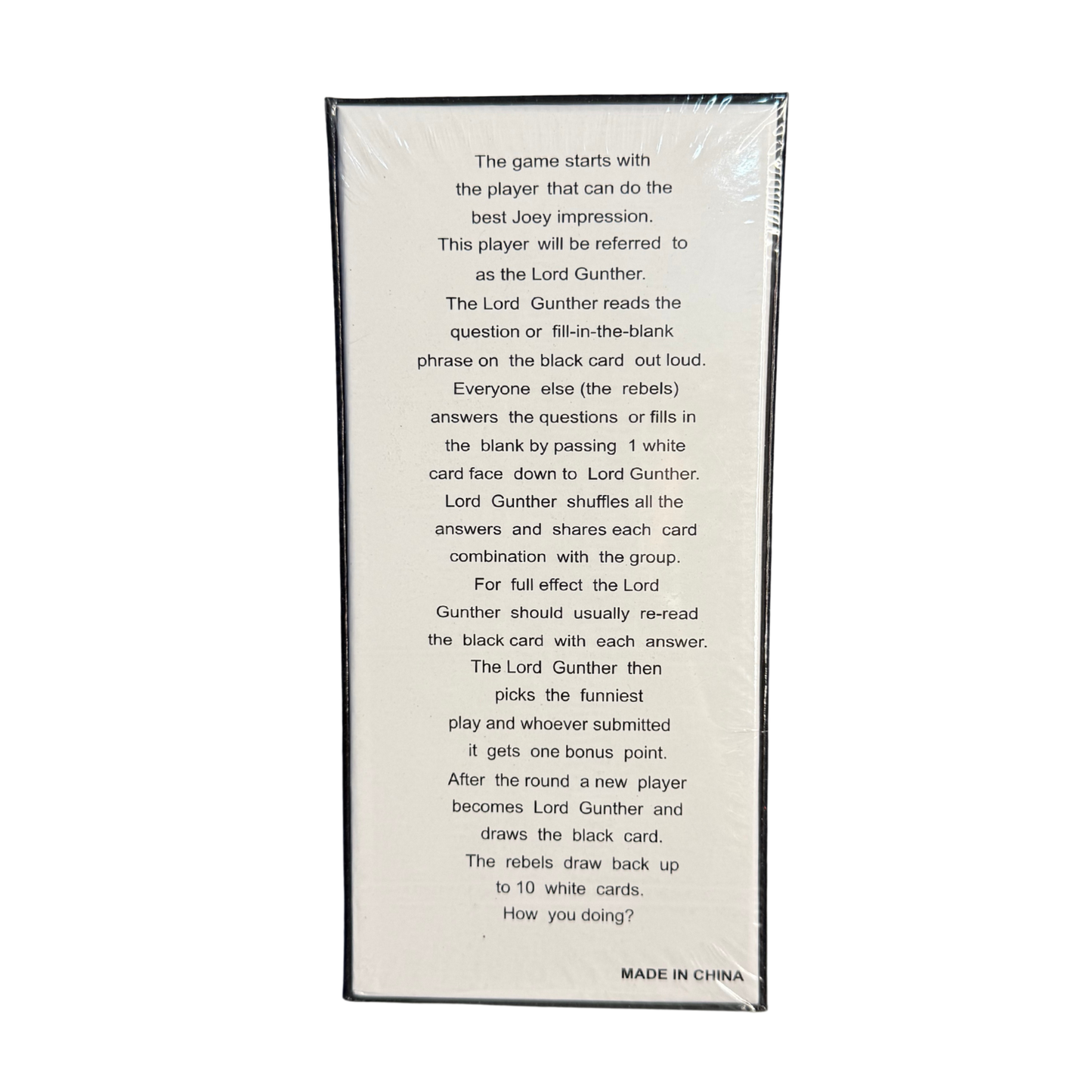 Cards Against Friends