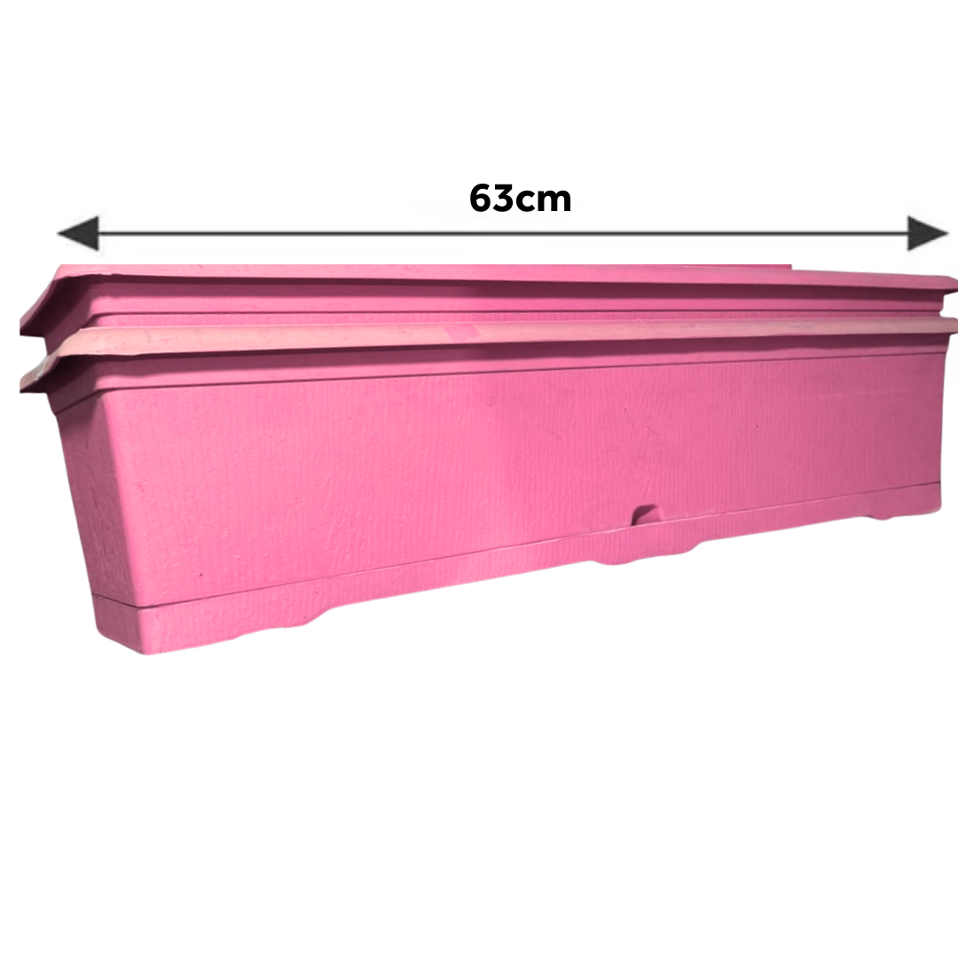 Rectangular Plastic Planter Box with Lid