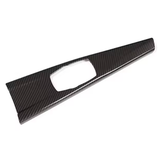 Bmw Center Consol Plastic Cover Carbon Fiber