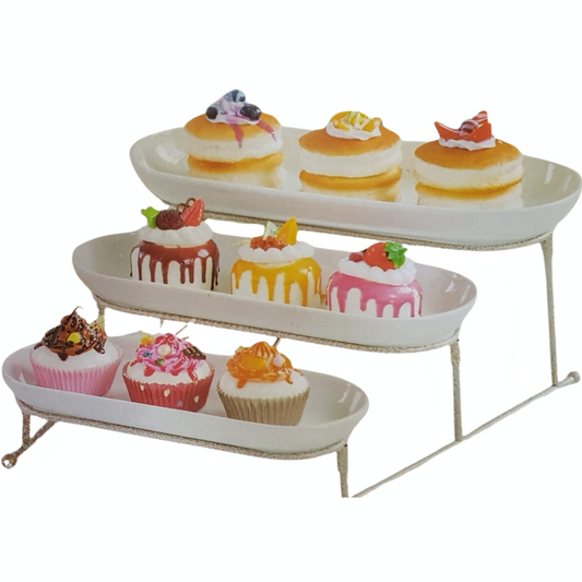 3-Tier Elegant Dessert & Cupcake Stand