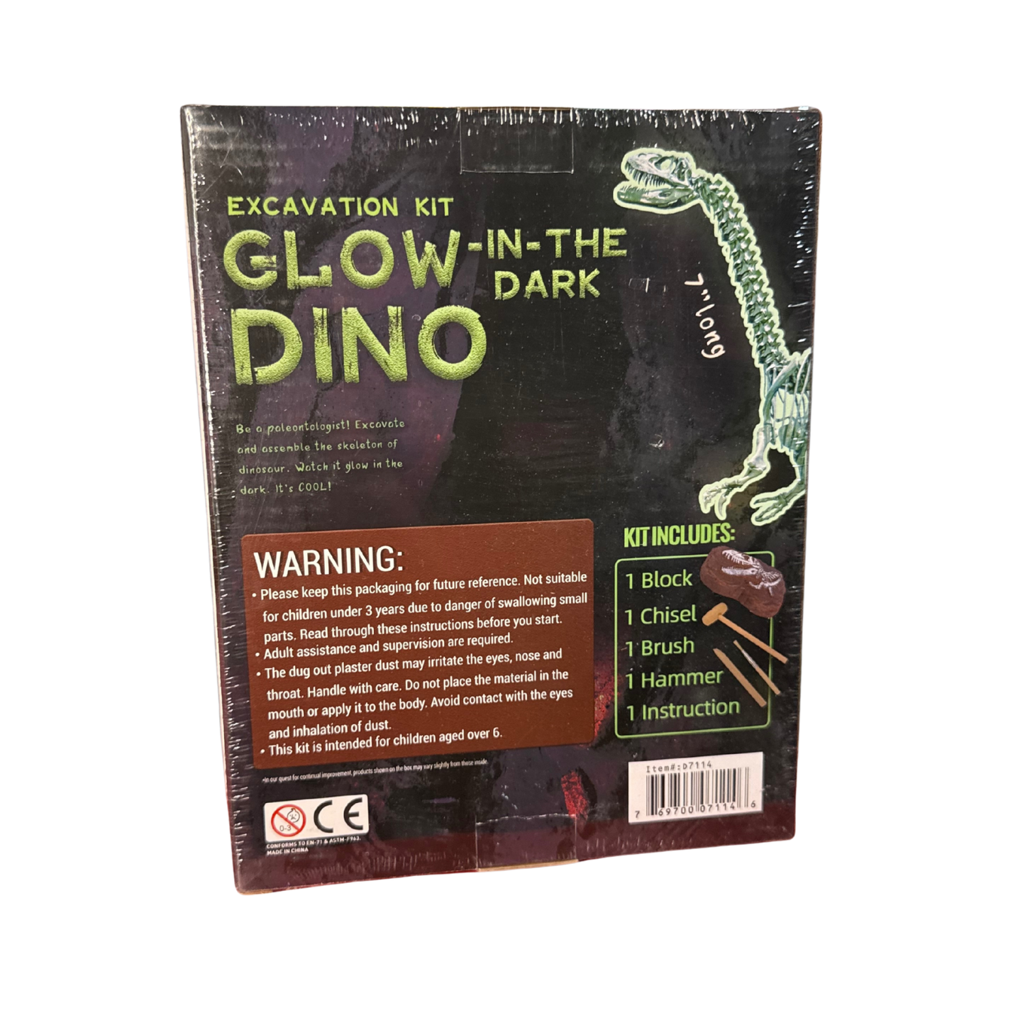 Glow-in-the-Dark Dino Excavation Kit