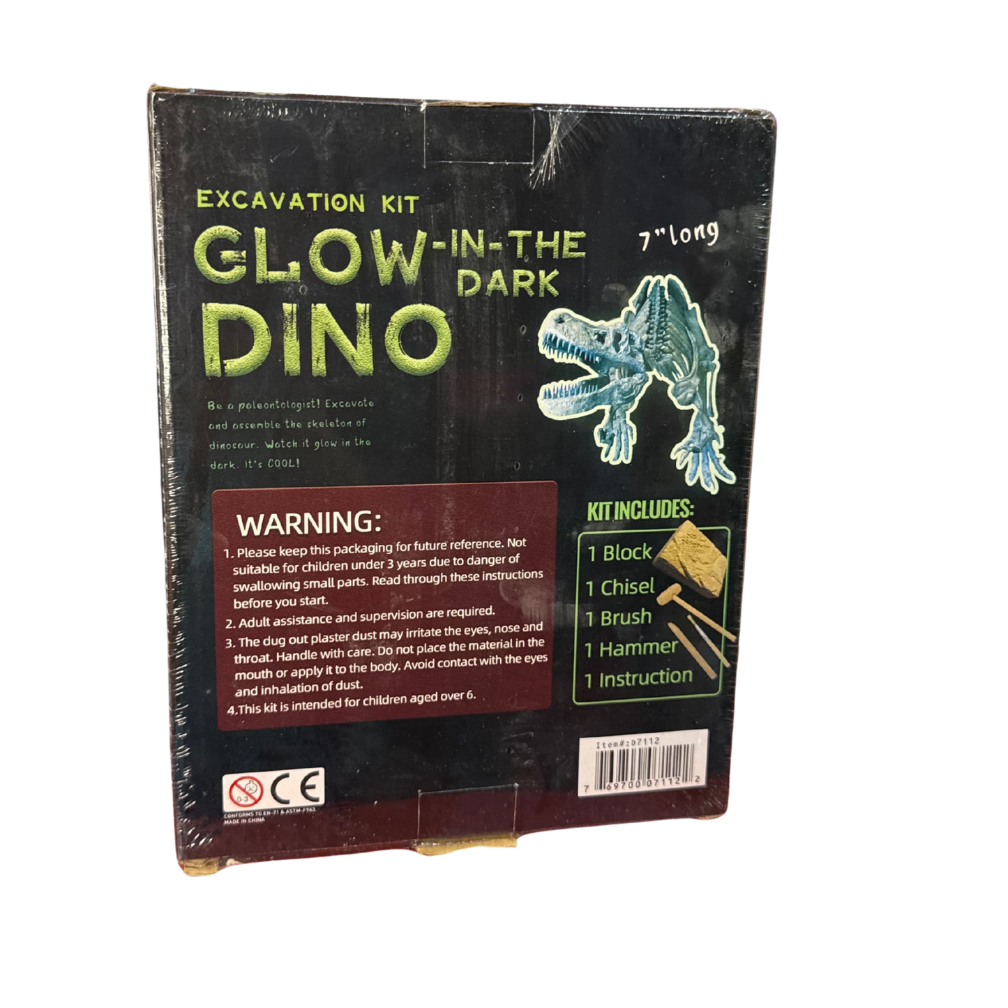 Glow-in-the-Dark Dino Excavation Kit