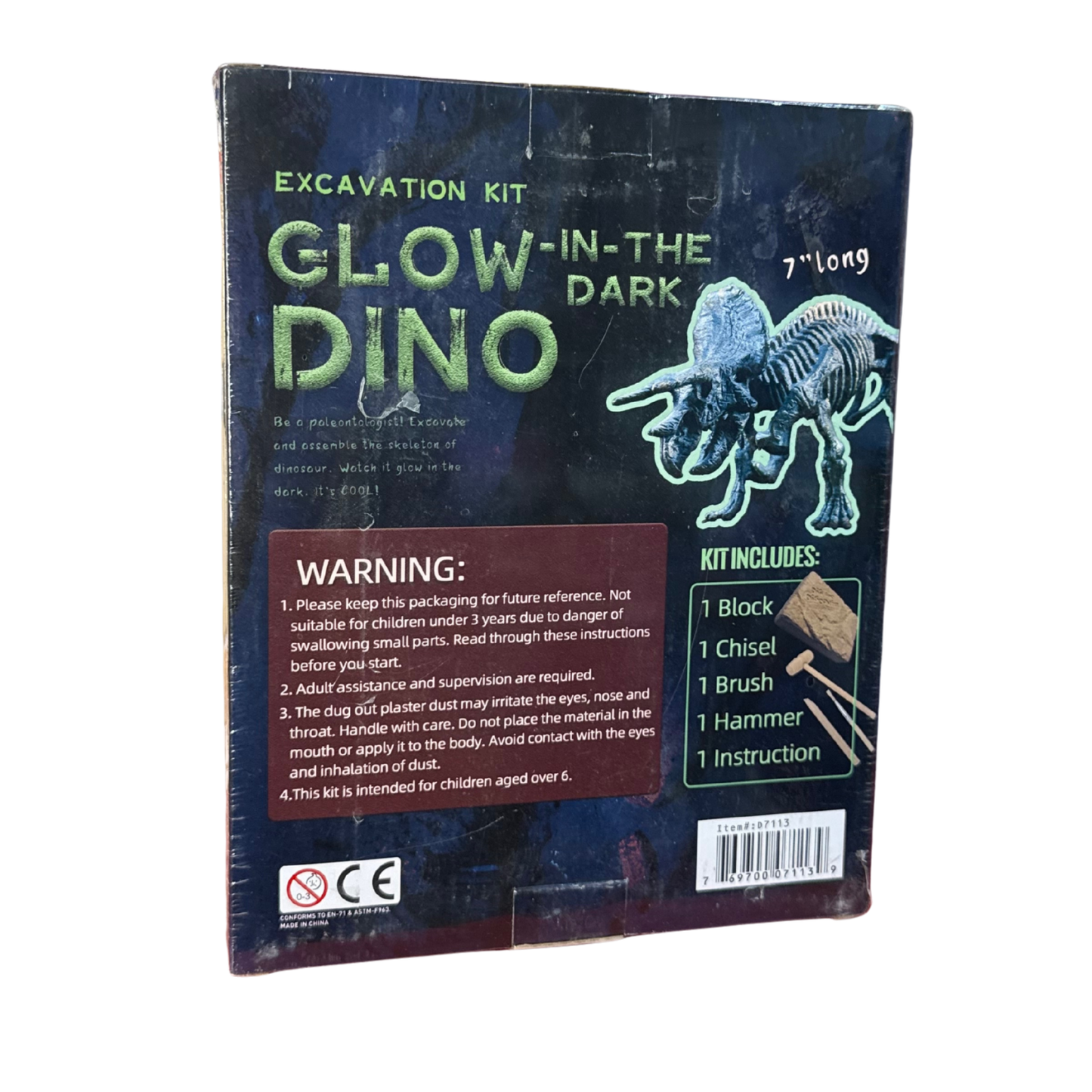 Glow-in-the-Dark Dino Excavation Kit