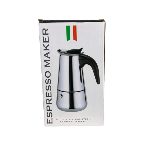 6-Cup Stainless Steel Espresso Maker