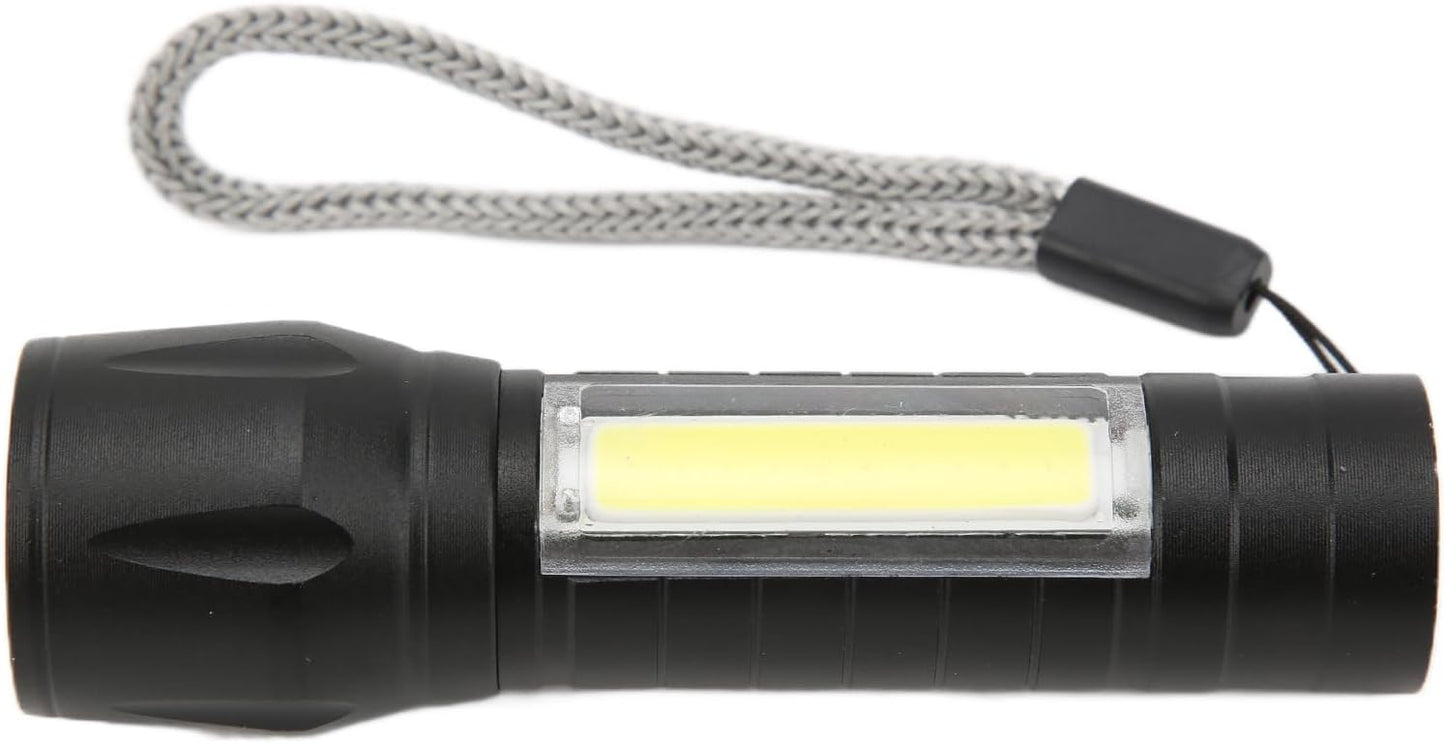 Compact USB Rechargeable LED Flashlight