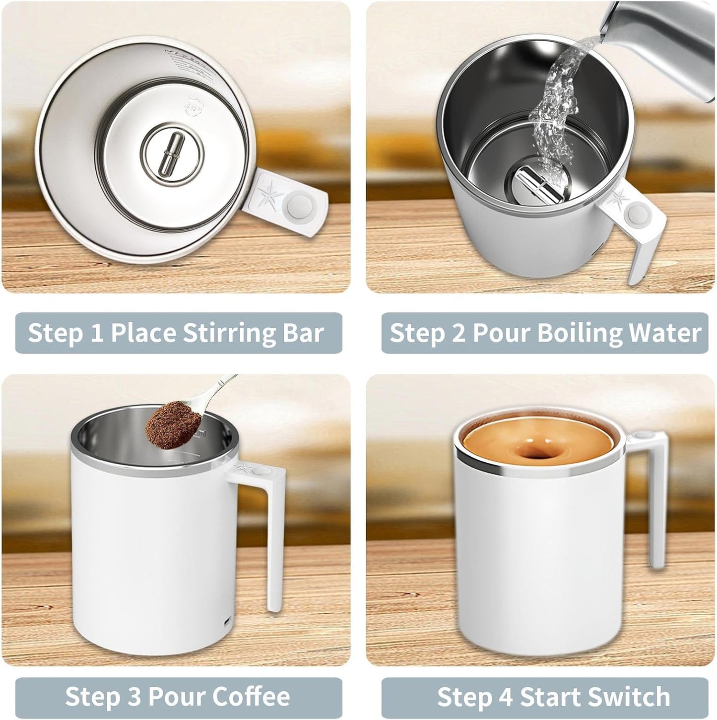 Magnetic Mixer Mug