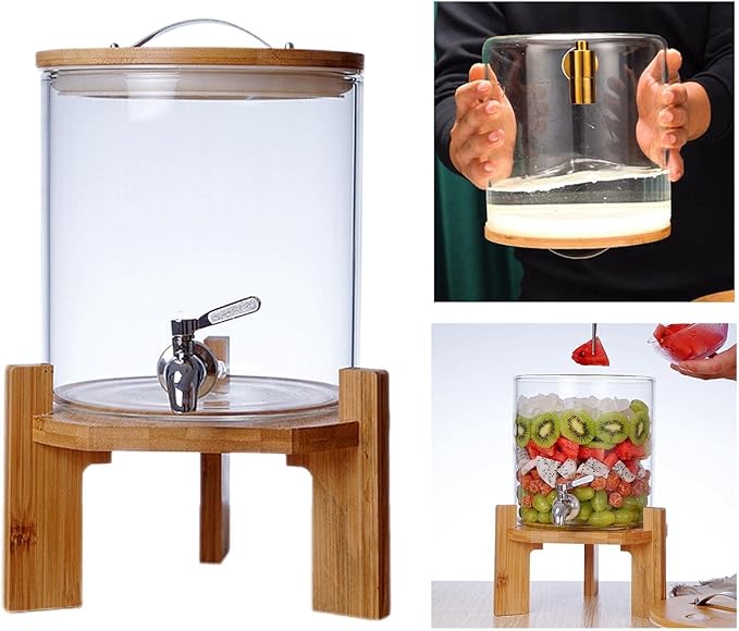 Glass Jar With Tap