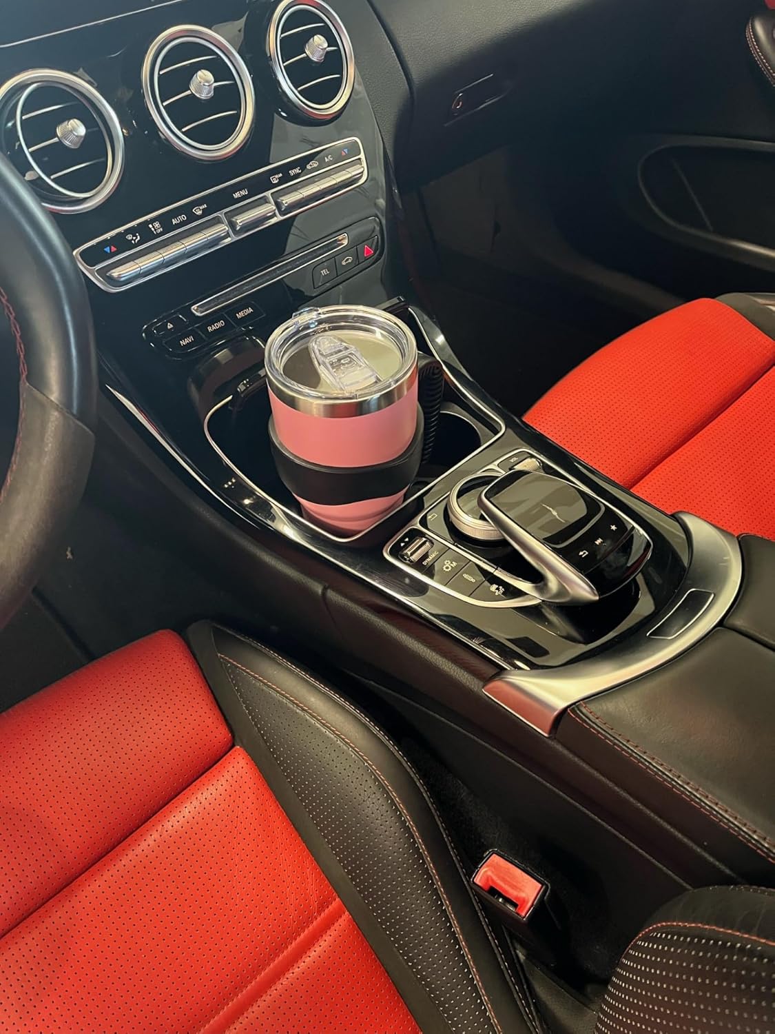 Tumbler with Handle and Lid (mug)